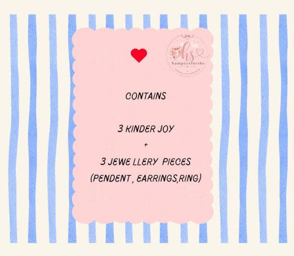 Kinder Joy - Jewellery Gift Hamper - 3pcs